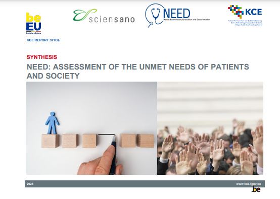 Publication of 4 NEED reports on the assessment of the unmet needs of patients and society
